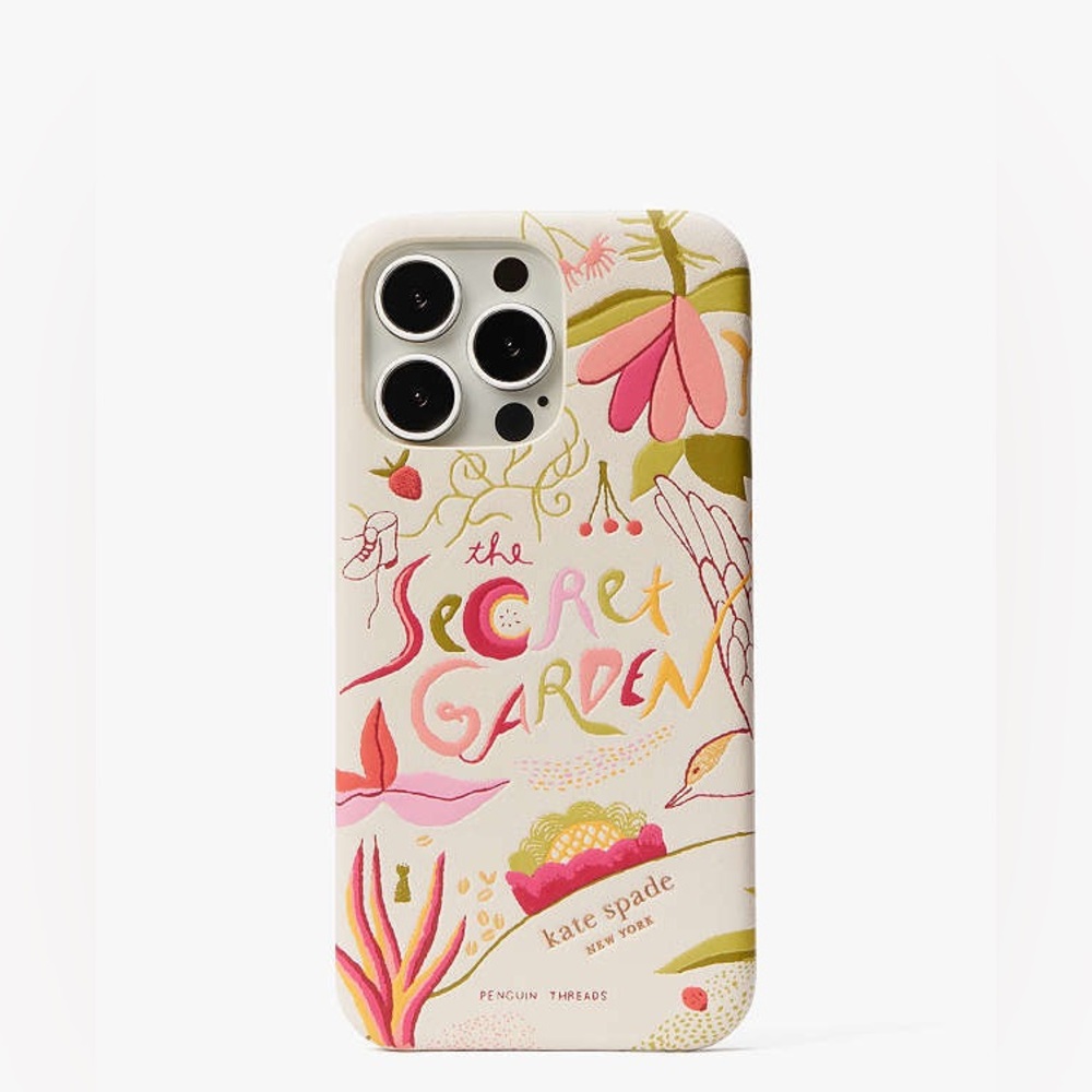 Kate Spade Storyteller Secret Garden iPhone 13 Pro Case